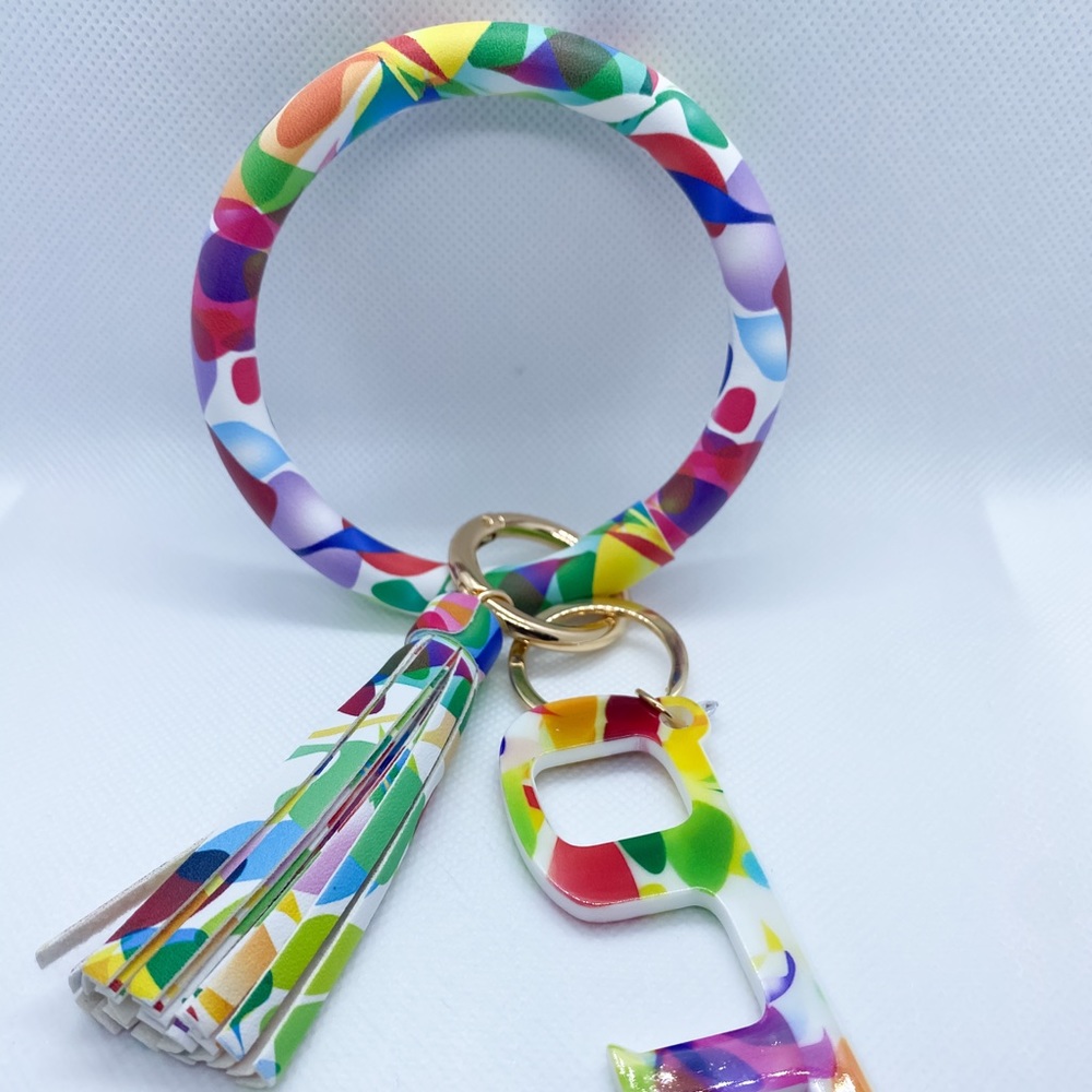 Tassel wrist key holder